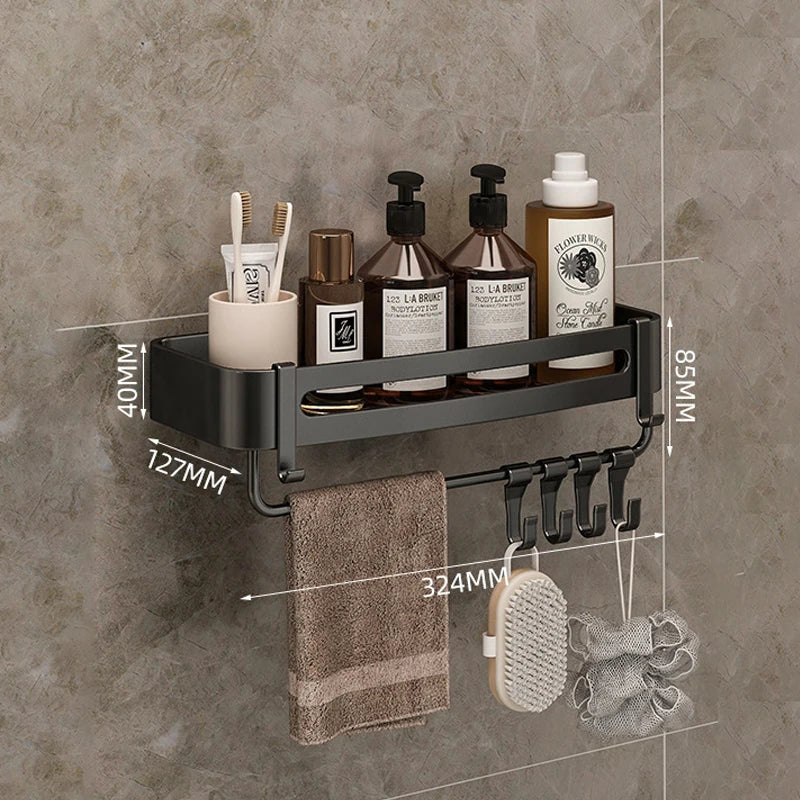 etagere de douche angle