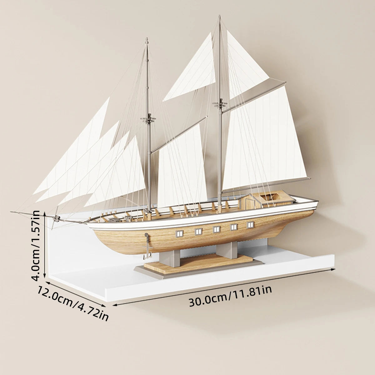 Étagère Murale Salle de Bain Sans Perçage