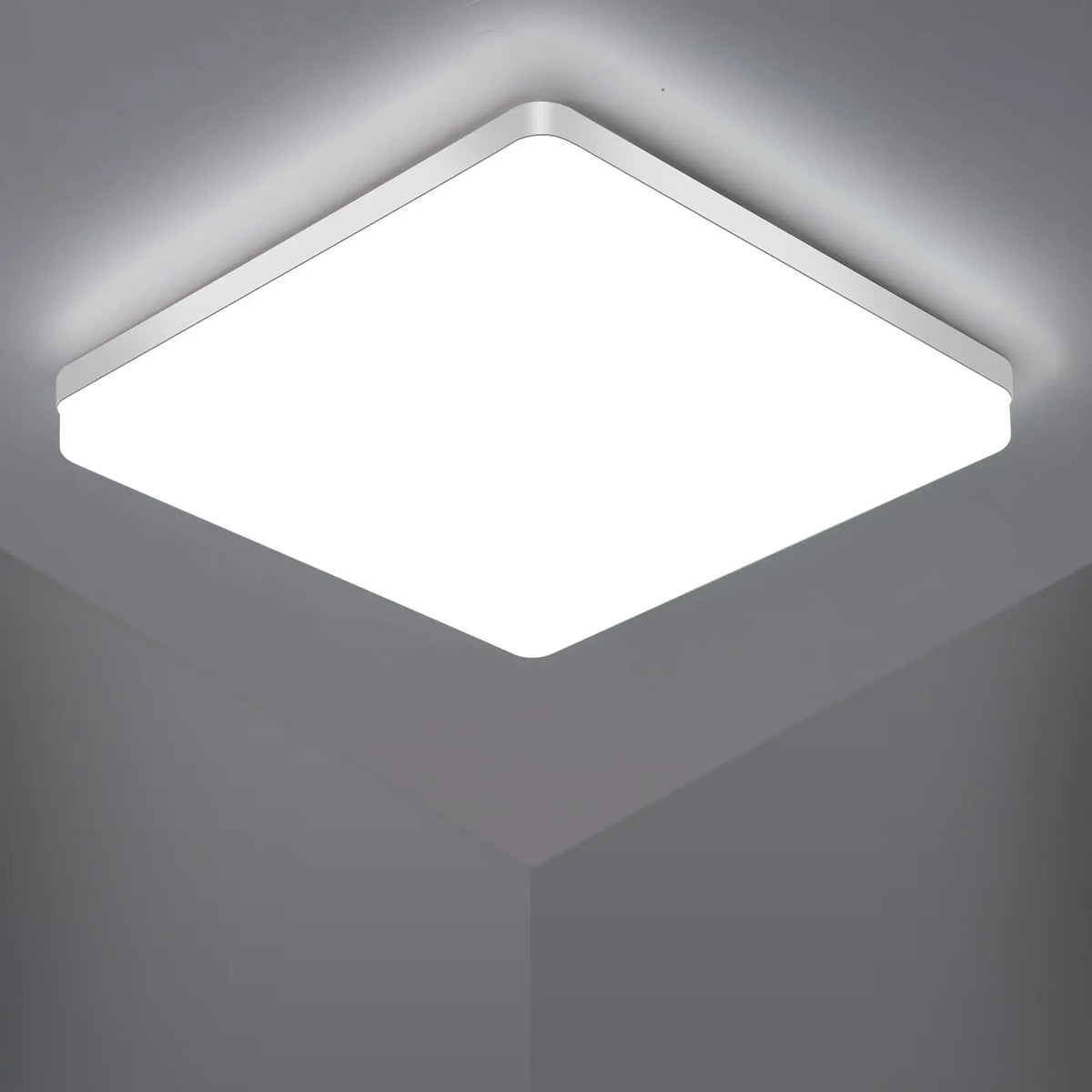 Plafonnier LED IP44 Salle de Bain - Carré