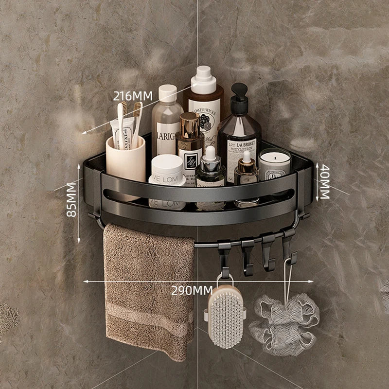 etagere de douche angle