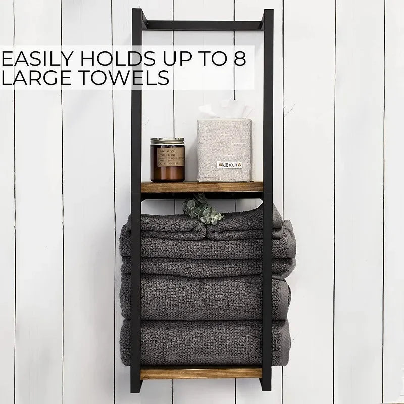 etagere porte serviette salle de bain
