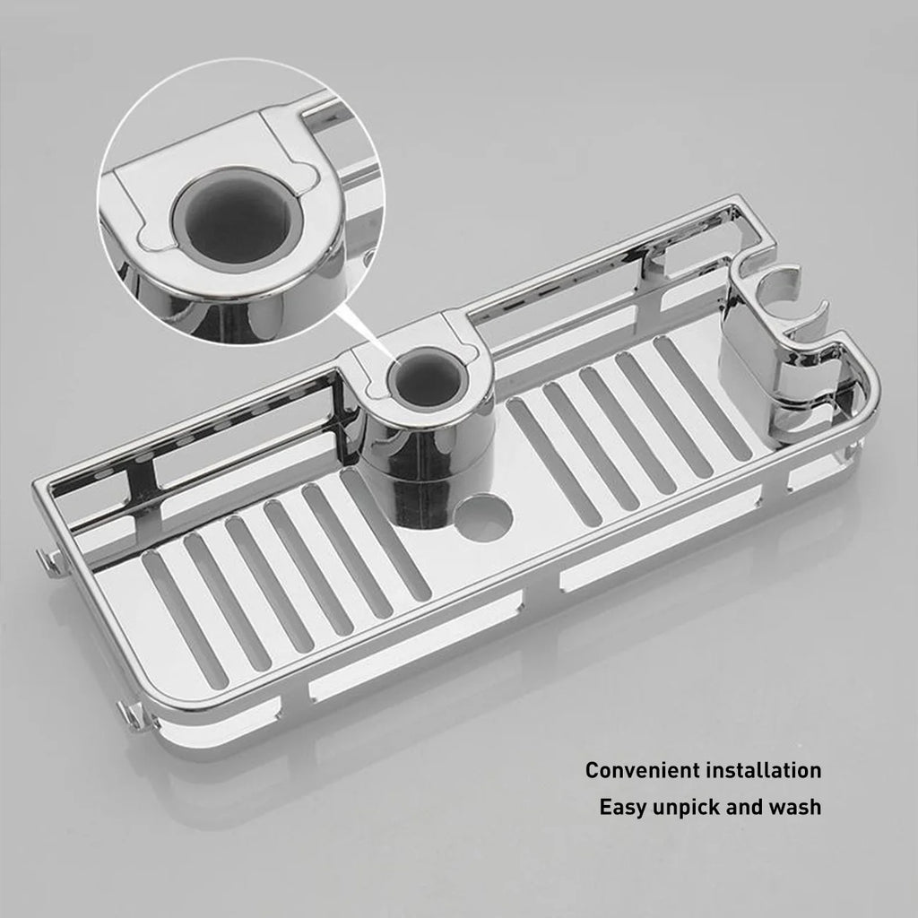 Étagère pour barre de douche