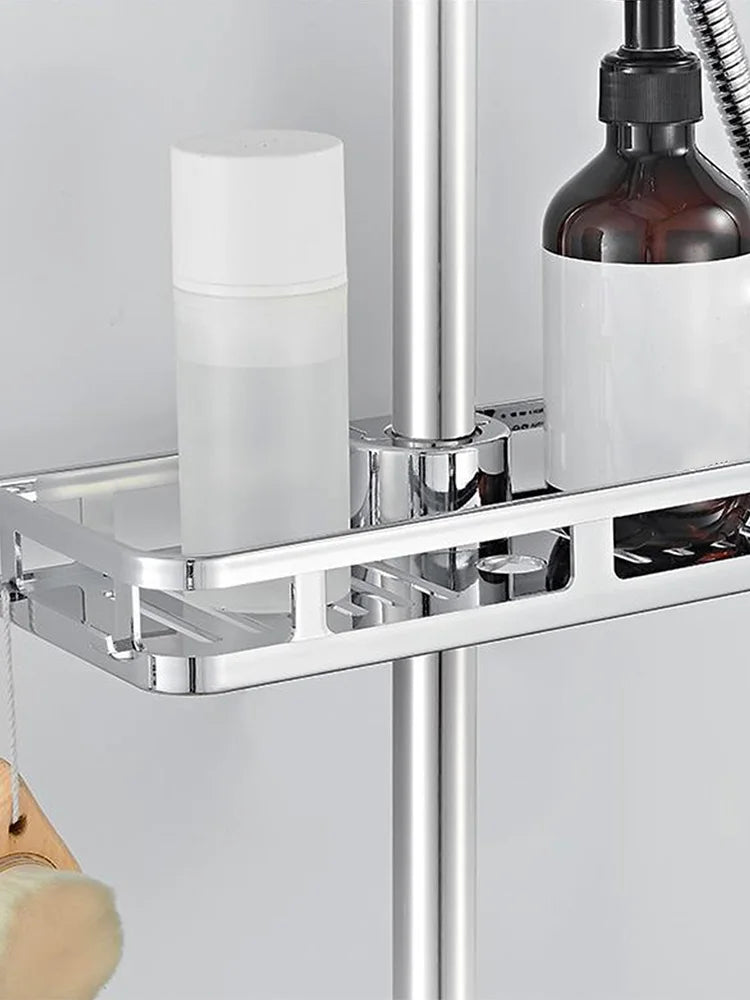 Étagère pour barre de douche