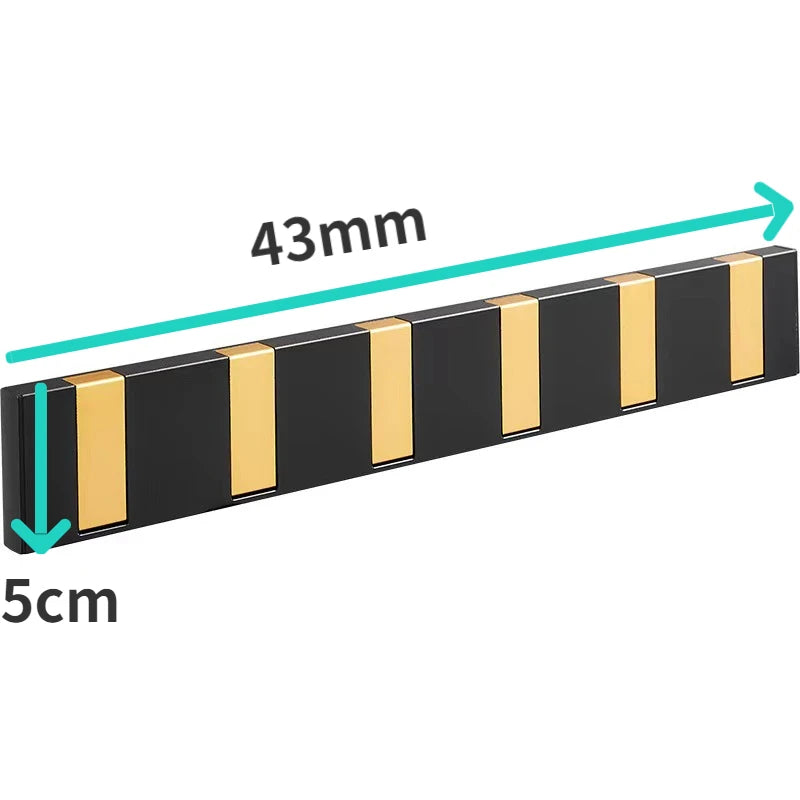 Crochet mural pliable de luxe