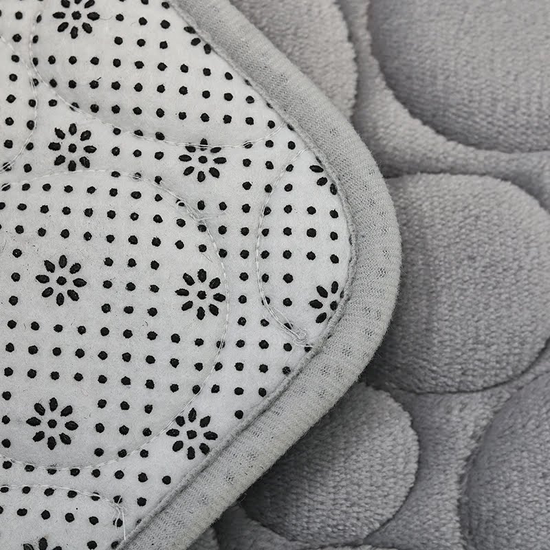 Set de 3 tapis de salle de bain en microfibre