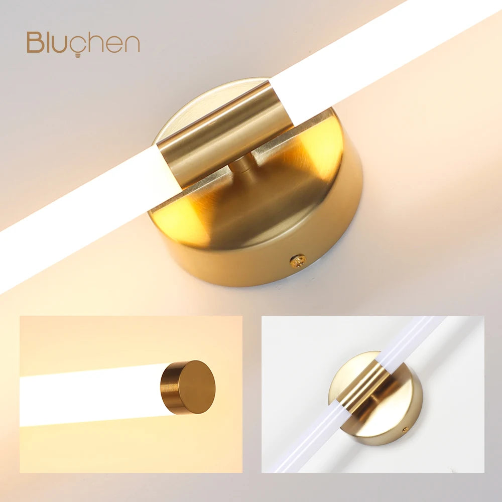 Applique Murale LED Dorée