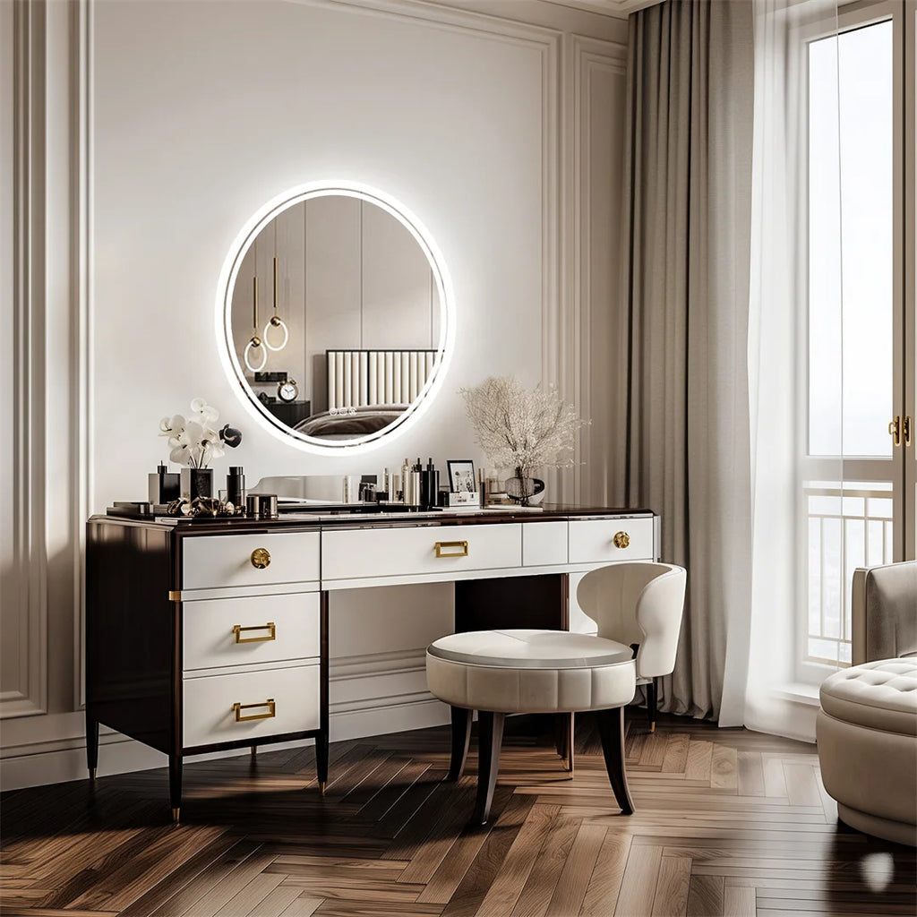 Miroir Lumineux Anti‑buée de Salle de Bain