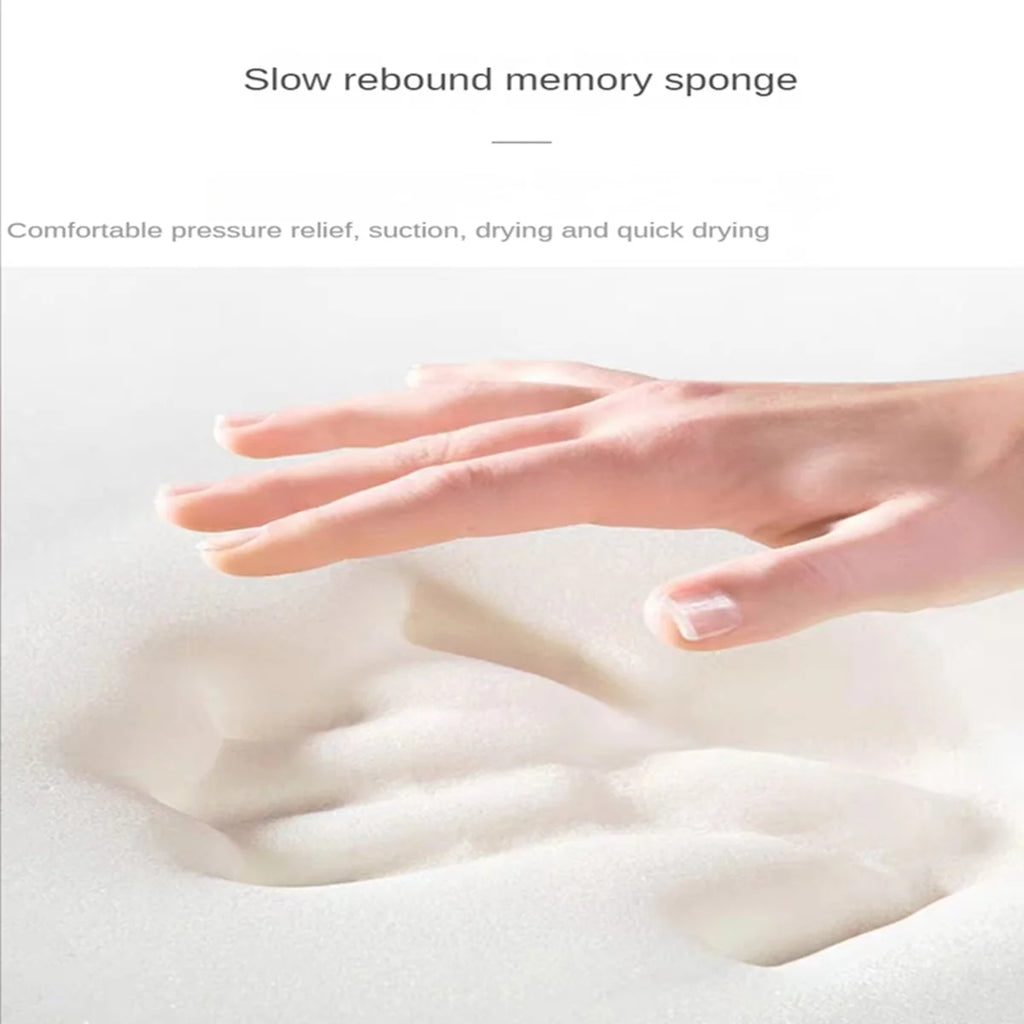 Tapis de Bain 3D Ultra‑Absorbant et Antidérapant