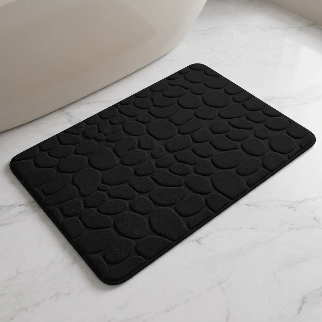 Tapis de Bain 3D Ultra‑Absorbant et Antidérapant