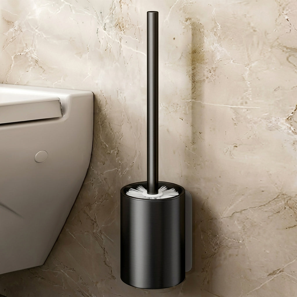 Round Wall-Mounted Toilet Brush