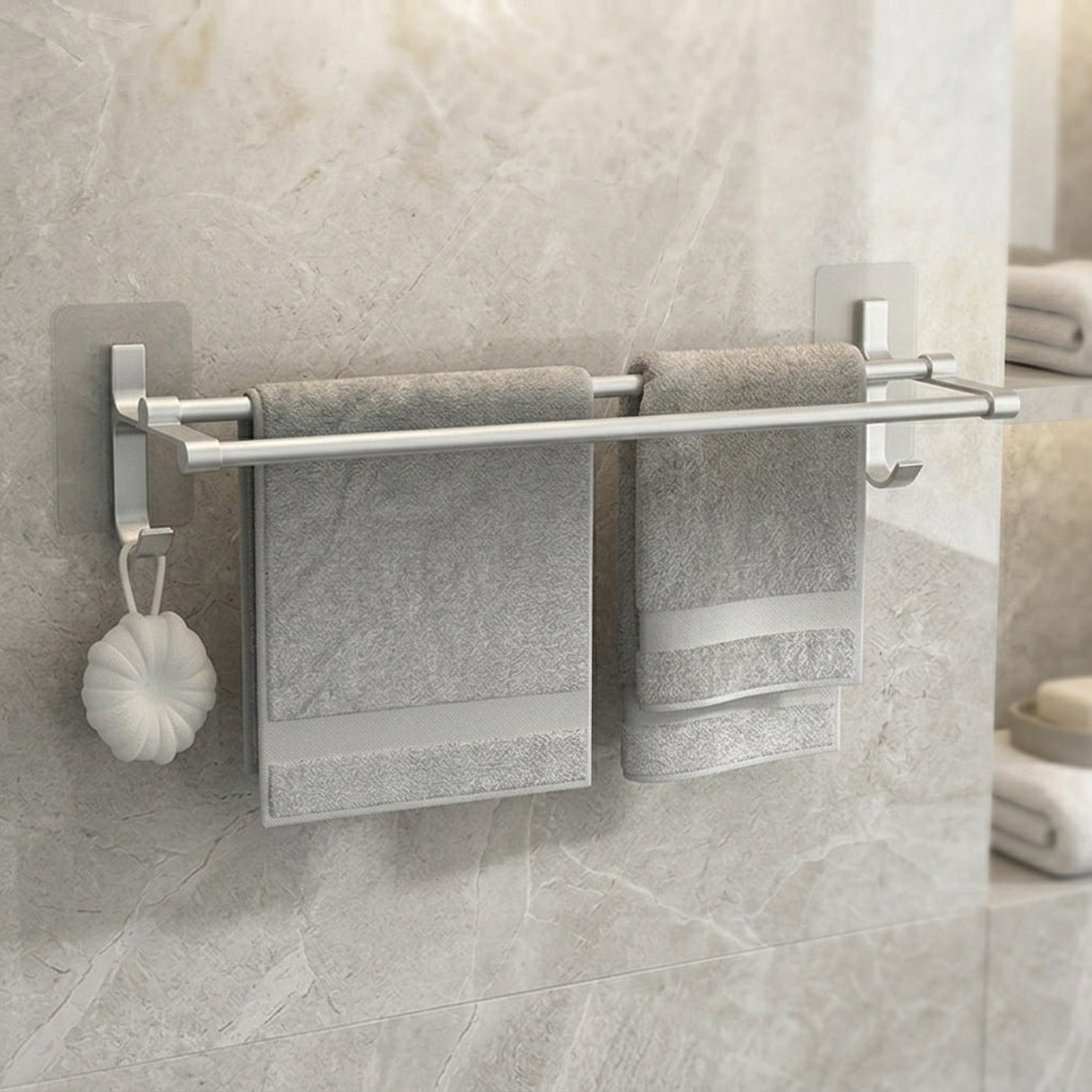 Porte-Serviettes Mural Double Barre