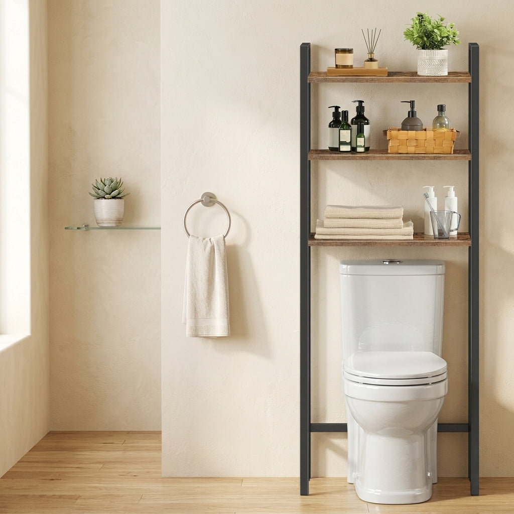 3-Tier Shelf Above the Toilet